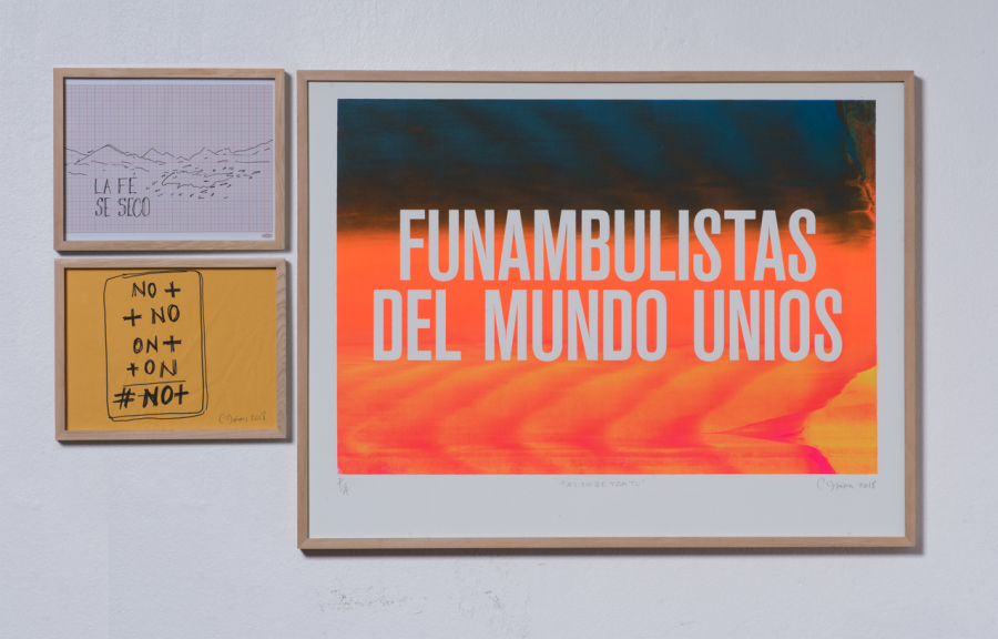Vista de la exposición "Post Populi", de Camilo Yáñez, en Galería AFA, Santiago de Chile, 2019. Foto: Jorge Brantmayer