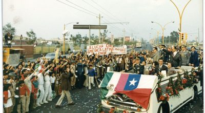 Visita del presidente Allende a México, diciembre, 1972. Cortesía Fundación Salvador Allende.
