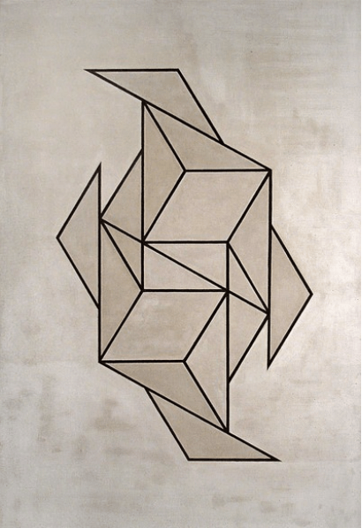 Judith Lauand, Concrete 178, 1960, tempera sobre tela, 105,4 × 68,6 cm. Cortesía: Henrique Faria Fine Art