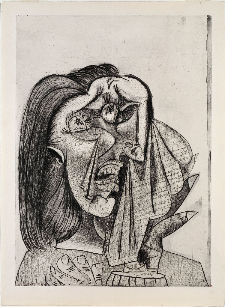 Pablo Picasso, La mujer que llora ©Succession Picasso - Gestión de derechos de autor, Musée national Picasso-Paris) Fotografía © RMN-Grand Palais (Musée national Picasso-Paris) Pablo Picasso, La mujer que llora ©Succession Picasso - Gestión de derechos de autor, Musée national Picasso-Paris) Fotografía © RMN-Grand Palais (Musée national Picasso-Paris)