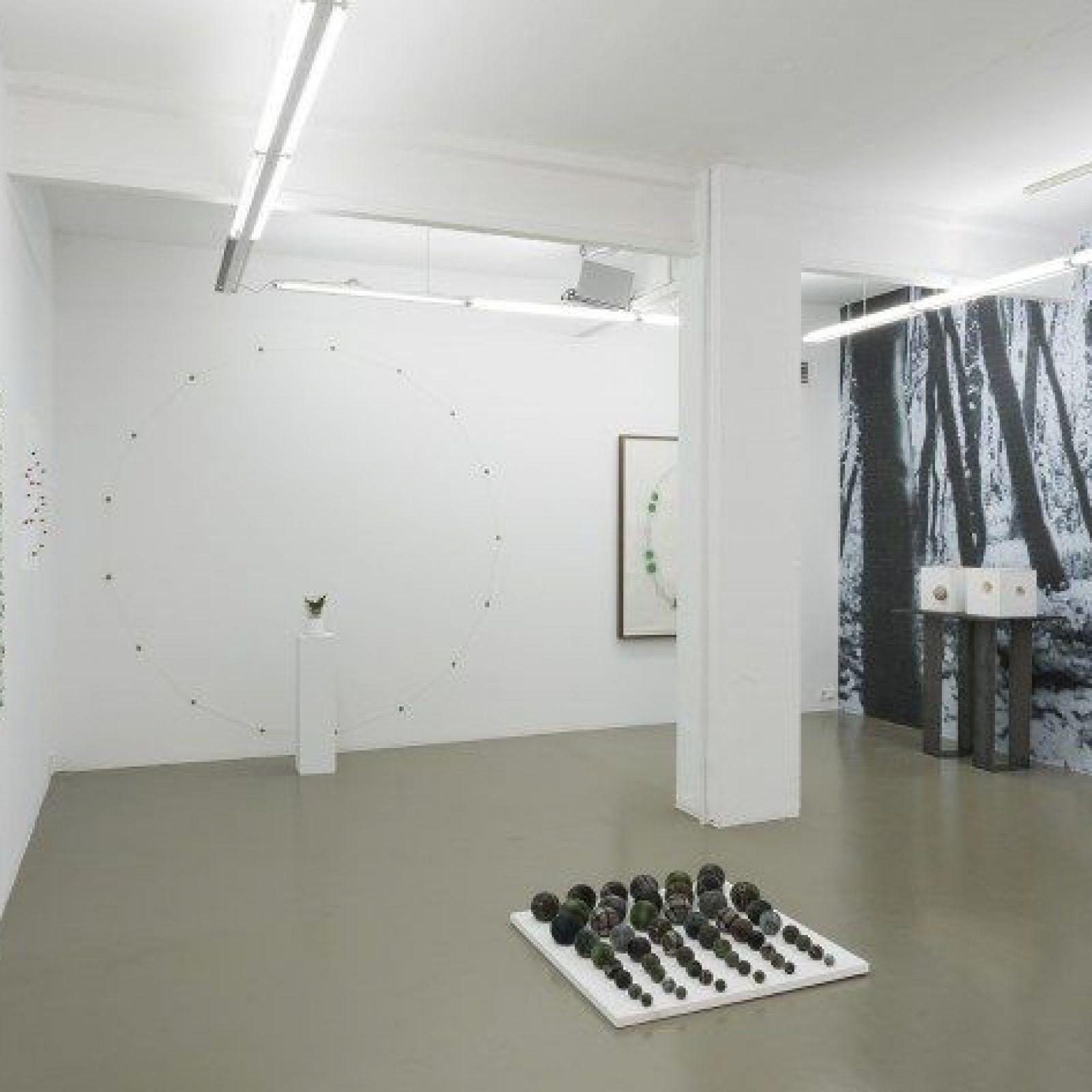 Cristián Silva. Aurora Borealis/Fata Morgana. Vista de la muestra. Imagen cortesía MAISTERRAVALBUENA. Madrid, España