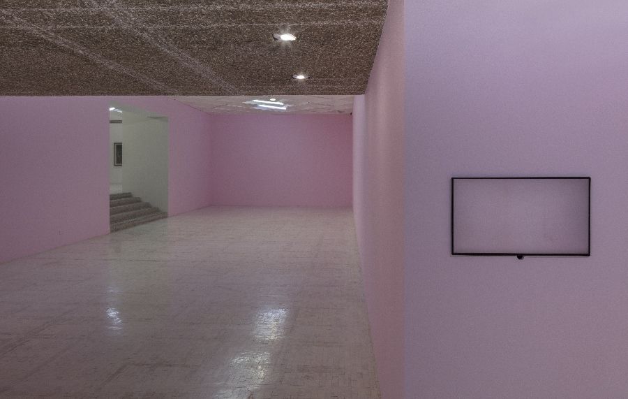 Fernando Ortega, Crazy for Pink. Vista de la exposición Nota Rosa en el Museo Tamayo. Cortesía del artista y Museo Tamayo, Ciudad de México, 2017. Foto: Agustín Garza