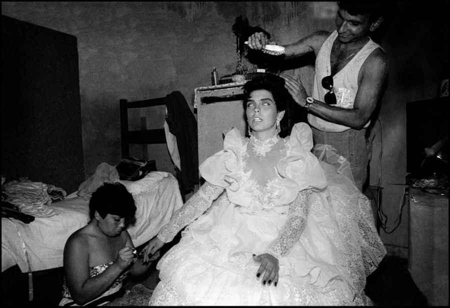 Kattia García, Del ensayo La boda, 1989. Cortesía: Aldeide Delgado