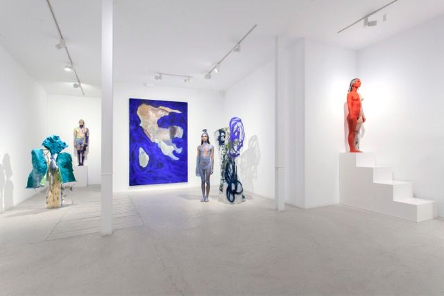 Donna Huanca, Lengua de Bartolina Sisa. Vista del performance en Galería Travesía Cuatro, Madrid, 2017. Foto: Carlos Álvarez. Cortesía de la artista y la galería