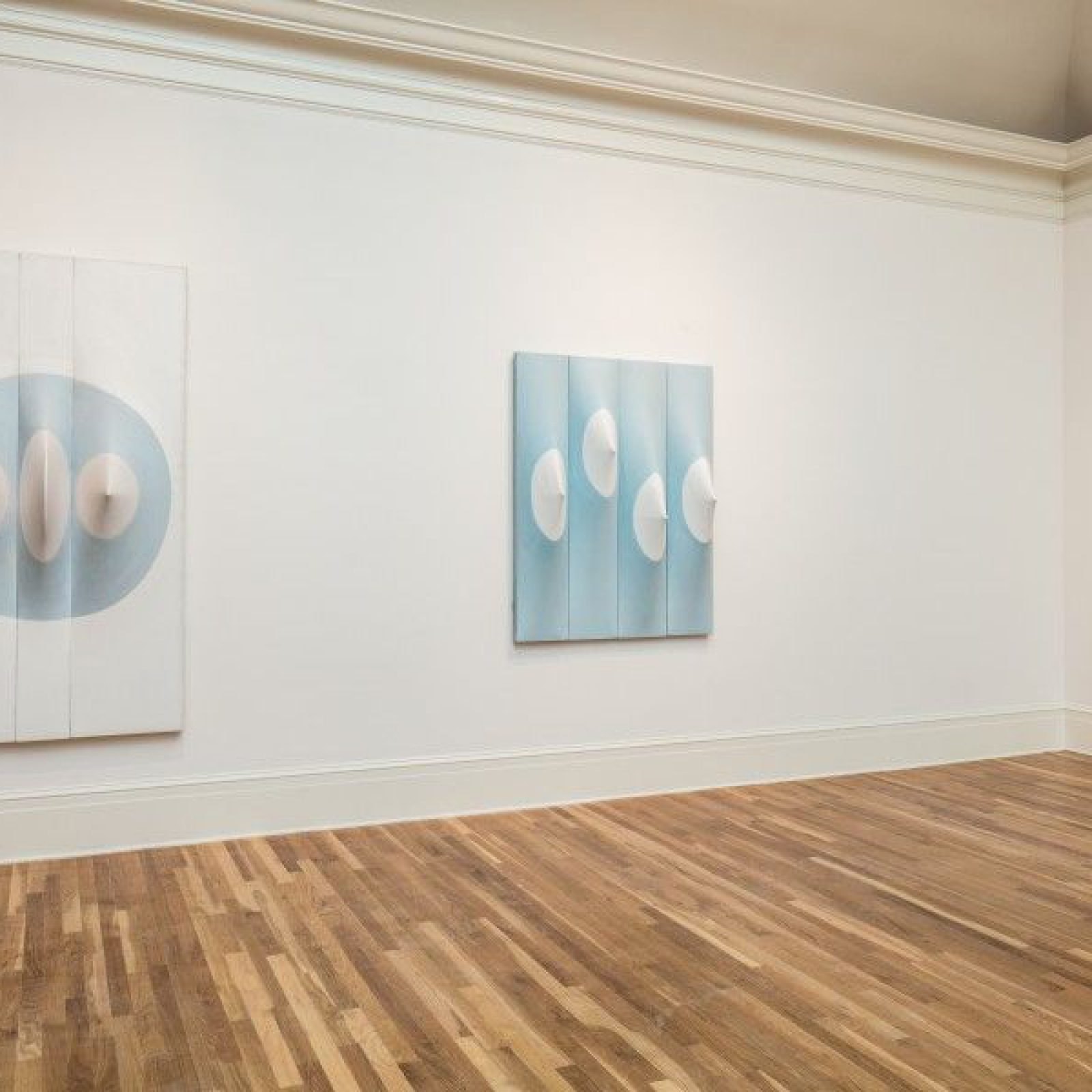 Zilia Sánchez, Las Amazonas, 1991; Amazonas,1993; Cuerpo, mujer,1991. Cortesía: Newcomb Art Museum, Tulane University