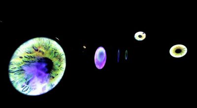4. Annalaura di Luggo, Blind Vision (2017), instalación multimedia con cajas de luz, sonido y texto, vista panorámica Instituto Colosimo, Nápoles Foto cortesía de la artista