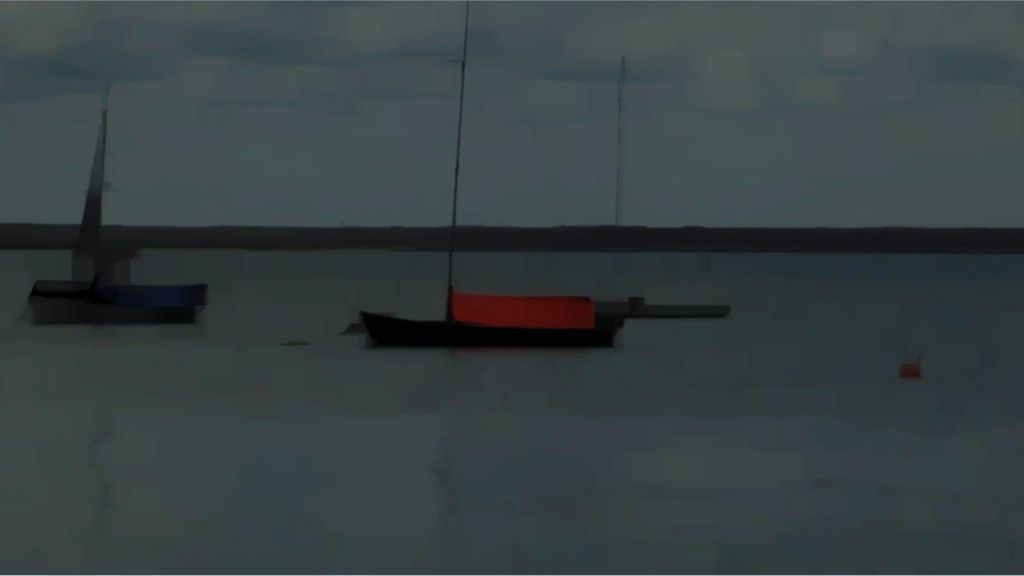 Passage at Bellport Harbor, 2010, video, Peter Campus (Estados Unidos, 1937)