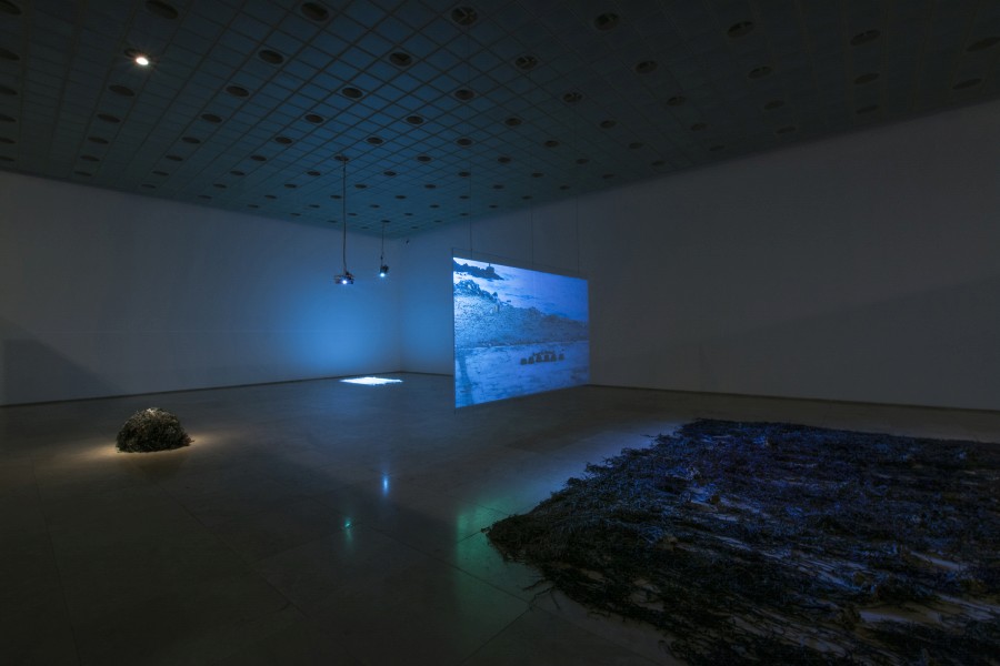 Vista de la exposición "Continuum", de Cata González, Galería Patricia Ready, Santiago de Chile, 2017. Cortesía de la artista