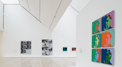 Vista de la exposición "Andy Warhol. Estrella oscura", en el Museo Jumex, Ciudad de México, 2017. Cortesía: Museo Jumex