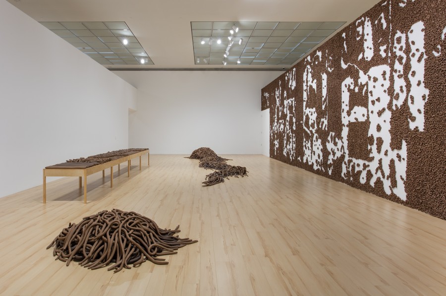 Vista de la exposición de Anna Maria Maiolino en The Museum of Contemporary Art (MOCA), Los Angeles. Foto: Brian Forrest