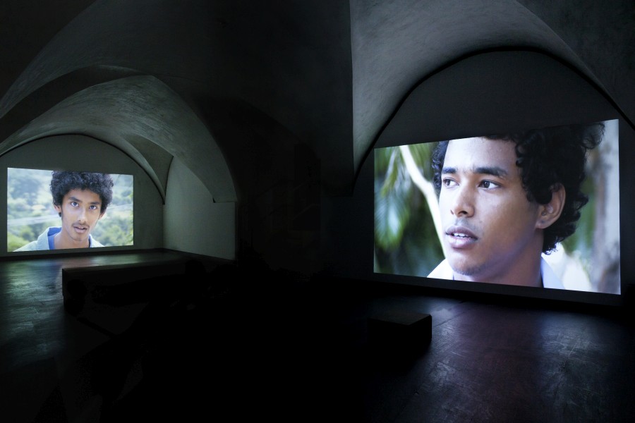 Valerio Rocco Orlando, ¿What Education for Mars?, 2015. Vista de la instalación en el Museo Marino Marini, Florencia. Foto: Antonio Angelucci