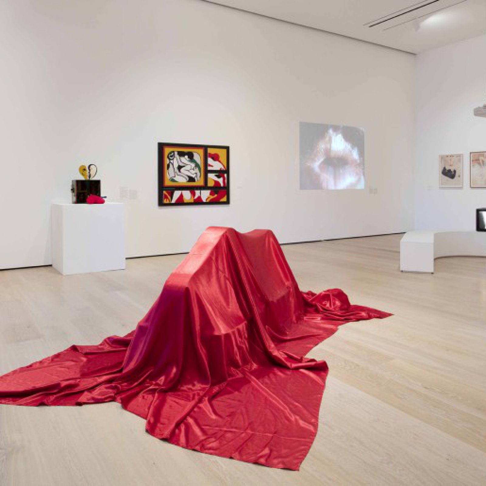 Vista de la exposición Radical Women: Latin American Art, 1960-1985. Sección "Erotic". Hammer Museum, Los Angeles, 2017. Foto: Brian Forrest
