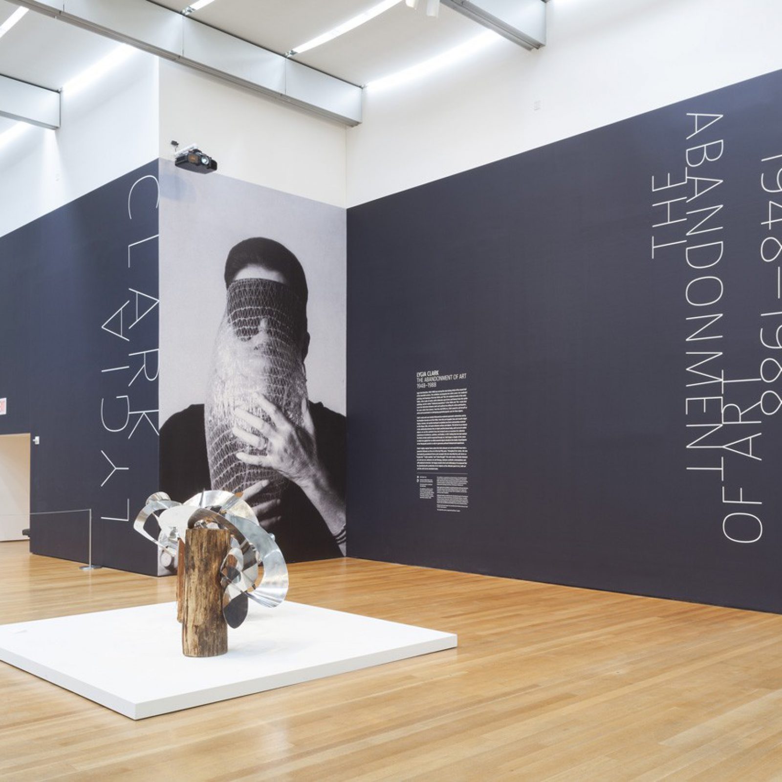 Vista de la exposición Lygia Clark: The Abandonment of Art, 1948-1988, MoMA, Nueva York, 2014. Foto: Thomas Griesel © 2014 The Museum of Modern Art