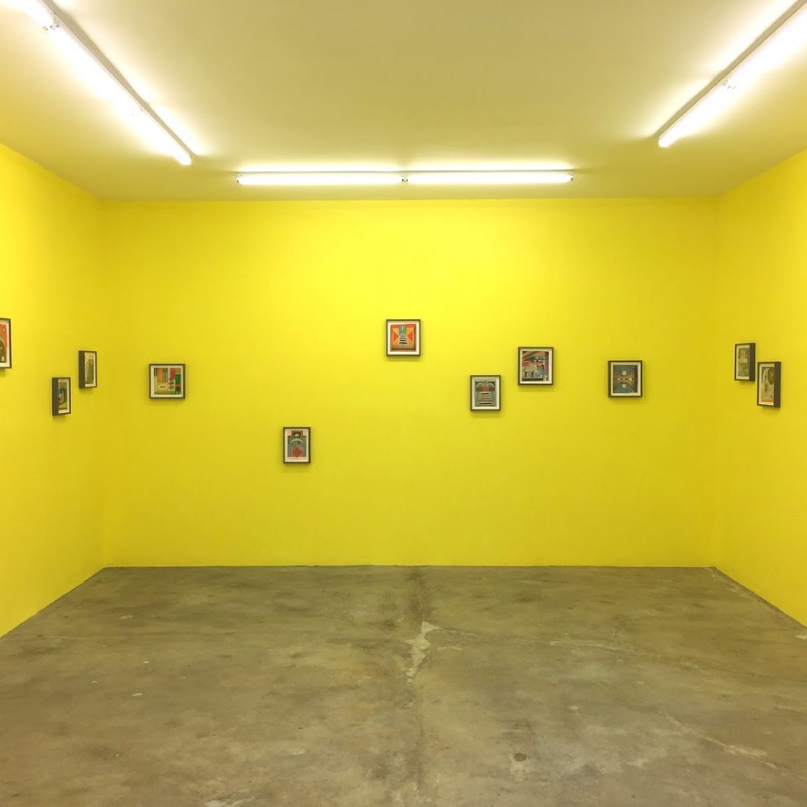 Vista de la exposición "Fantasías", de Elisabeth Wild, en Ruberta, Glendale, California, 2017. Cortesía: Ruberta