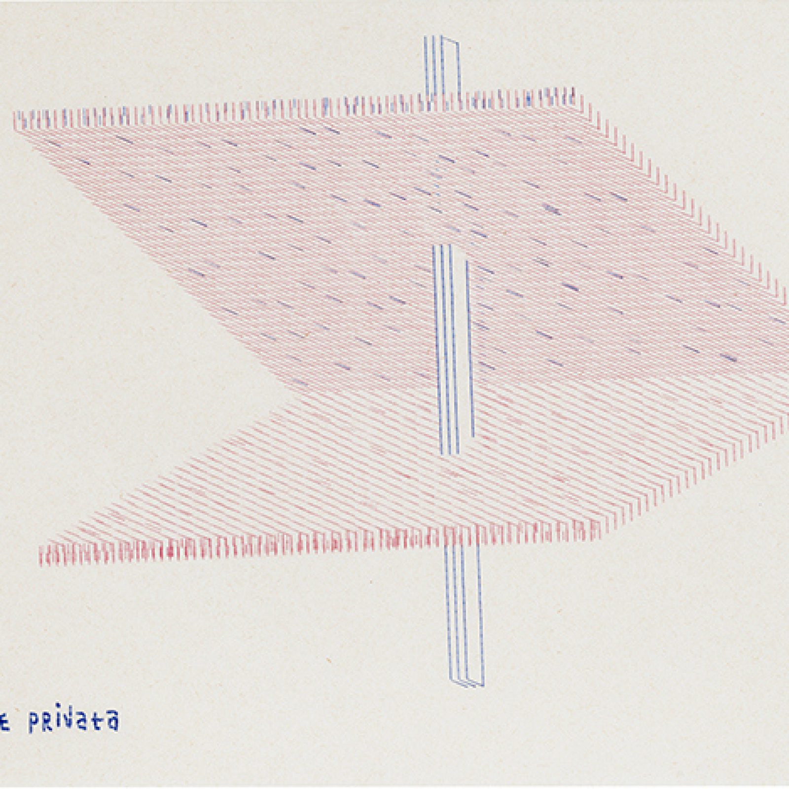 Dom Sylvester Houédard, devozione private (dsh 101070), 1970, mecanografía sobre papel. Colección del Pérez Art Museum Miami. Foto: Sid Hoeltzell
