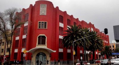 Frontón México, en el corazón de la colonia Tabacalera, es la sede de Material 2018