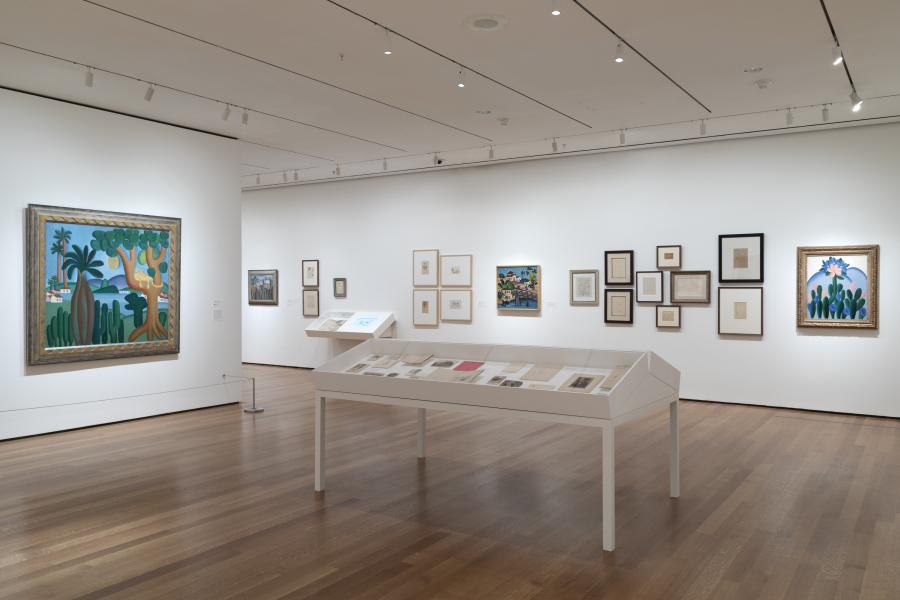 Vista de la exposición "Tarsila do Amaral: Inventing Modern Art in Brazil", The Museum of Modern Art, Nueva York, 2018. © MoMA. Foto: Robert Gerhardt