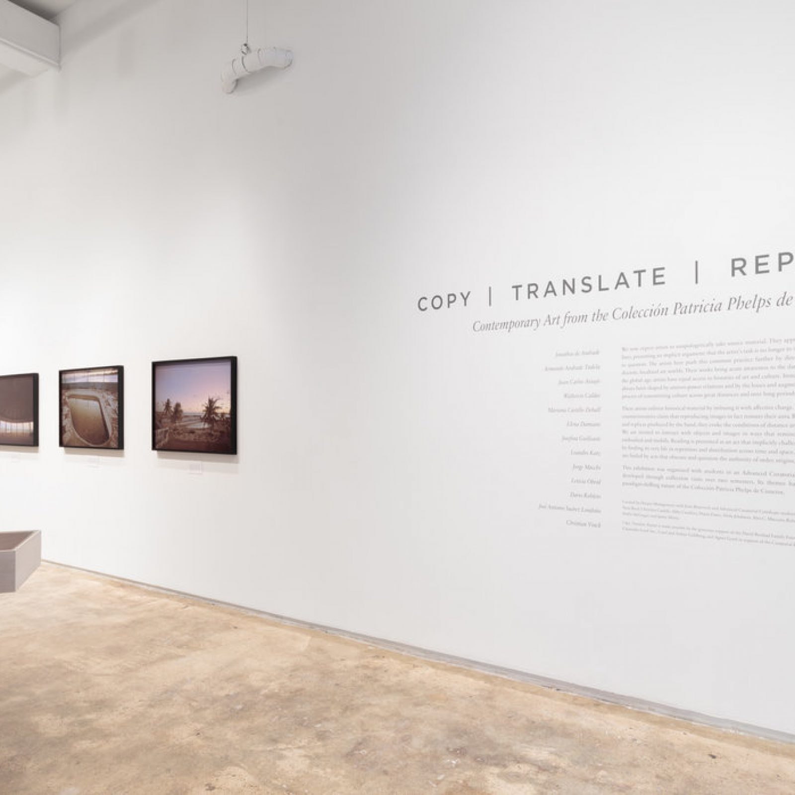 Vista de la exposición "Copy, Translate, Repeat: Arte Contemporáneo de la Colección Cisneros", en Hunter College Art Galleries, Nueva York, 2018. Foto: Foto: Stan Narten