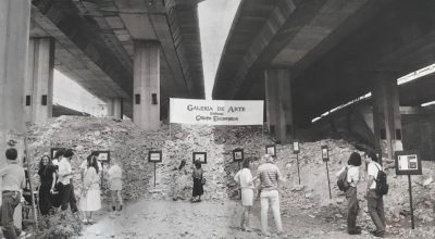 "Grupo Escombros. PANCARTAS,1988-2018. 30 años", en Walden, Buenos Aires, 2018. Cortesía de la galería