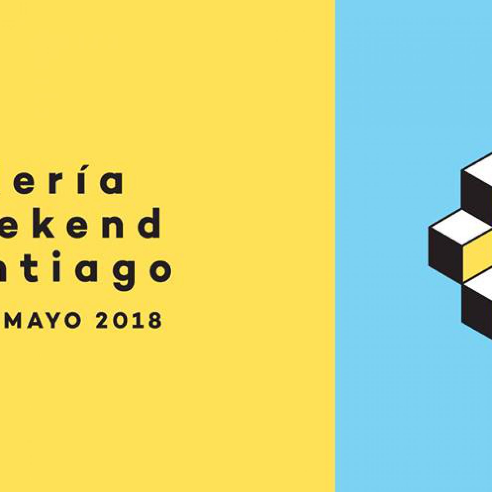 Galería Weekend Santiago 2018, afiche