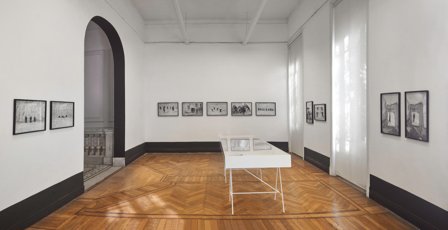 Vista de la exposición "Grupo Escombros. PANCARTAS,1988-2018. 30 años", en Walden, Buenos Aires, 2018. Cortesía de la galería Vista de la exposición "Grupo Escombros. PANCARTAS,1988-2018. 30 años", en Walden, Buenos Aires, 2018. Cortesía de la galería