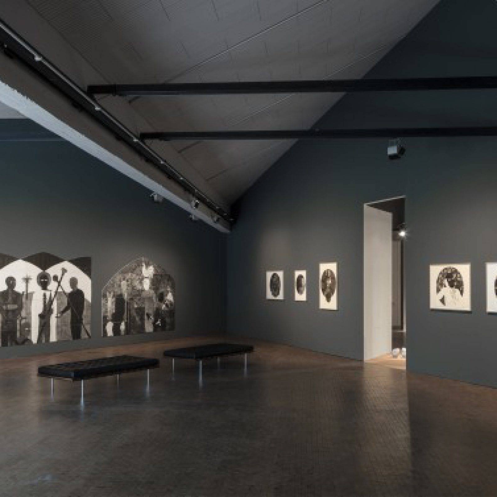 Belkis Ayón. Vista de la exposición en la Akademie der Künste, 10° Bienal de Berlín, 2018. Foto: Timo Ohler