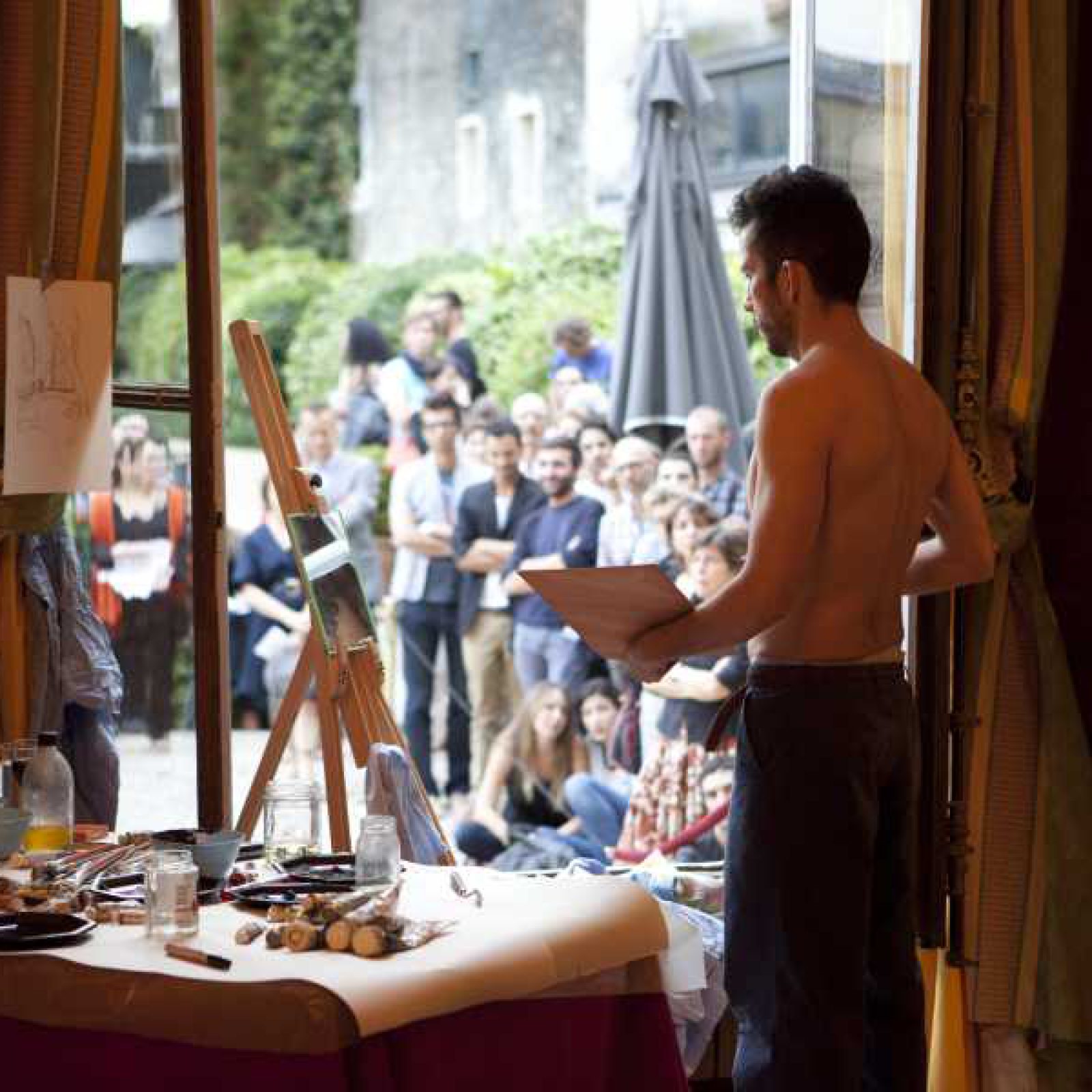 Push up the frame, Santiago Reyes, 2011. Foto: Sébastien Dolidon. Imagen cortesía del artista.