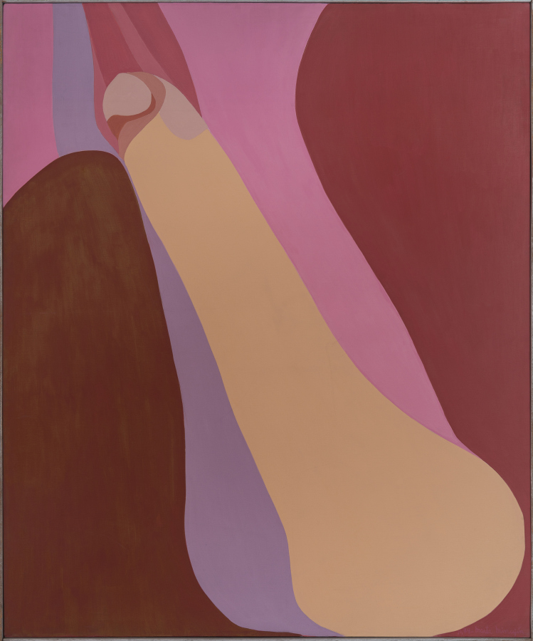 Marta Minujín, Sin título, 1974, acrílico sobre tela, 153 x 126 cm. Cortesía: Henrique Faria Fine Art, Buenos Aires