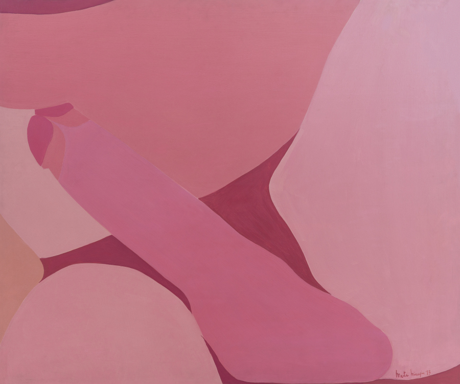 Marta Minujín, Sin título, 1973, acrílico sobre tela, 100 x 120 cm. Cortesía: Henrique Faria Fine Art, Buenos Aires