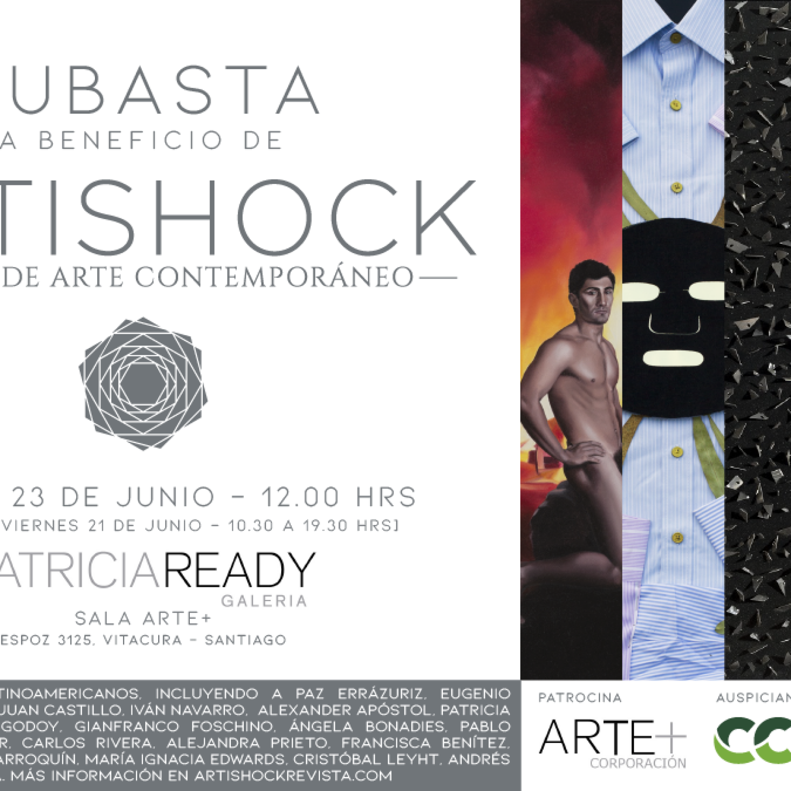 invitacion subasta artishock web