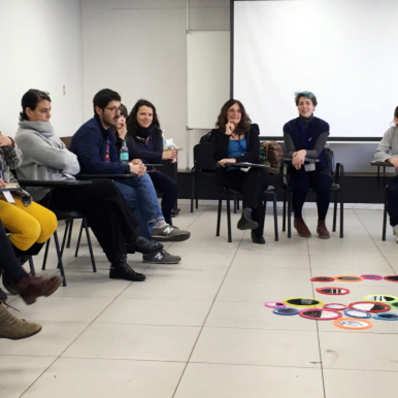 Uno de los workshops desarrollados durante el Congreso InSEA Chile 2018. Foto: Alejandra Rojas Contreras