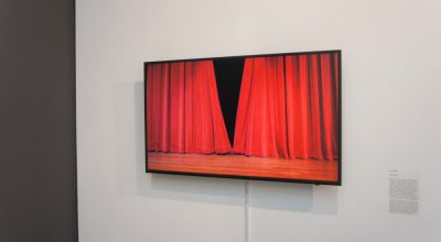 Vista de la exposición "Sin Acto", de Iván Candeo, en la galería Carmen Araujo Arte, Caracas, 2018. Cortesía de la galería
