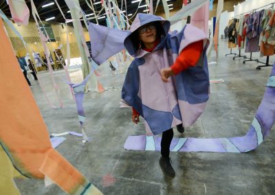 Obra de Carmen Argote en la sección Sitio de ARTBO 2018. Foto: © Cámara de Comercio de Bogotá / 48 por Segundo