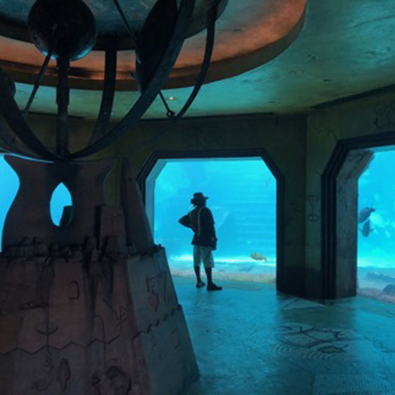 Vista del acuario de Atlantis en Paradise Island. Foto: Maria Reyes Franco