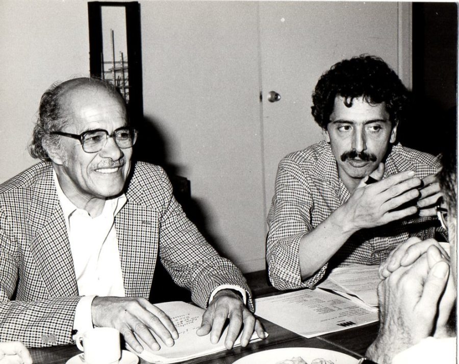 Juan Acha y Alberto Sierra. Foto: Lourdes Grobet