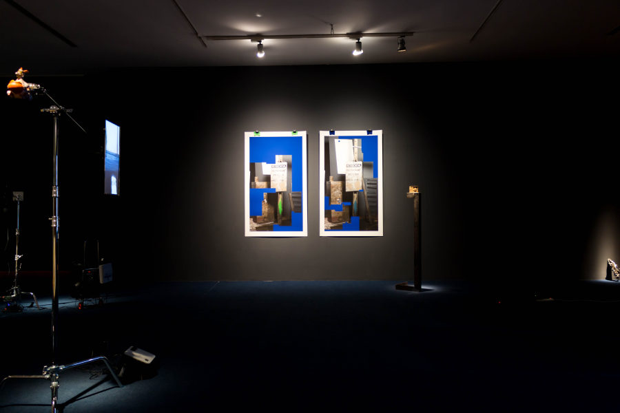 Vista de la exposición "Seguidores del diluvio", de Cristóbal Cea, en el Museo de Artes Visuales (MAVI), Santiago de Chile, 2018. Foto cortesía del artista