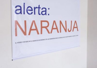 Antonio Caro, Alerta Naranja, 2018. Cortesía: Central de Abasto/Justo x Bueno