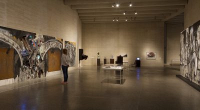 Wolf Vostell, VIDA = ARTE = VIDA. Vista de la exposición en MUSAC, Museo de Arte Contemporáneo de Castilla y León, 2018