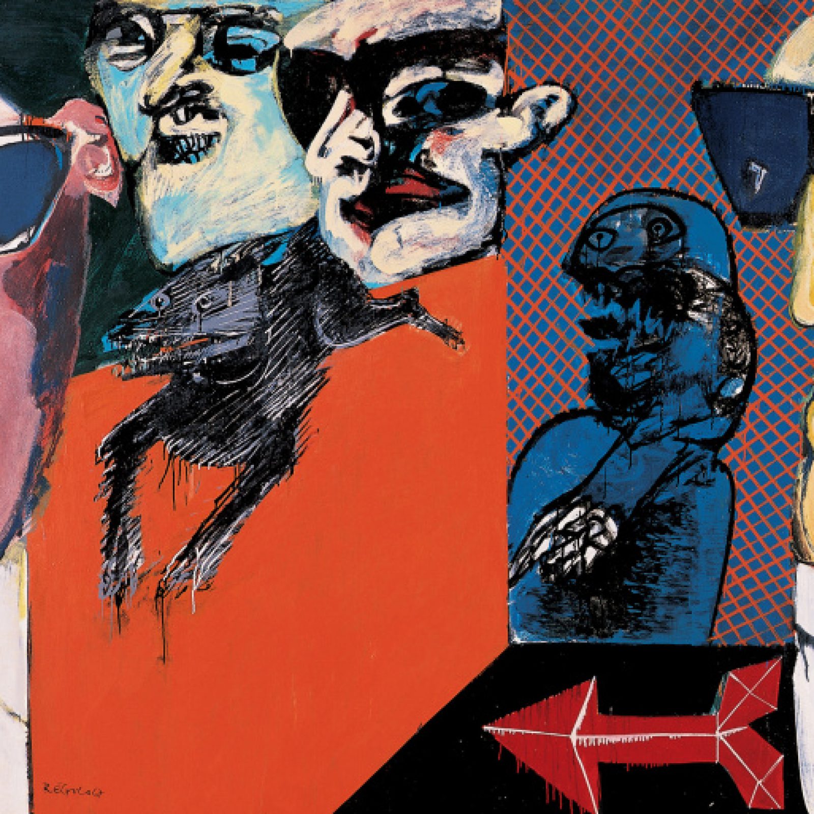 Régulo Pérez, Coto de caza, 1967, óleo sobre tela. Colección Mercantil Arte y Cultura, Caracas.