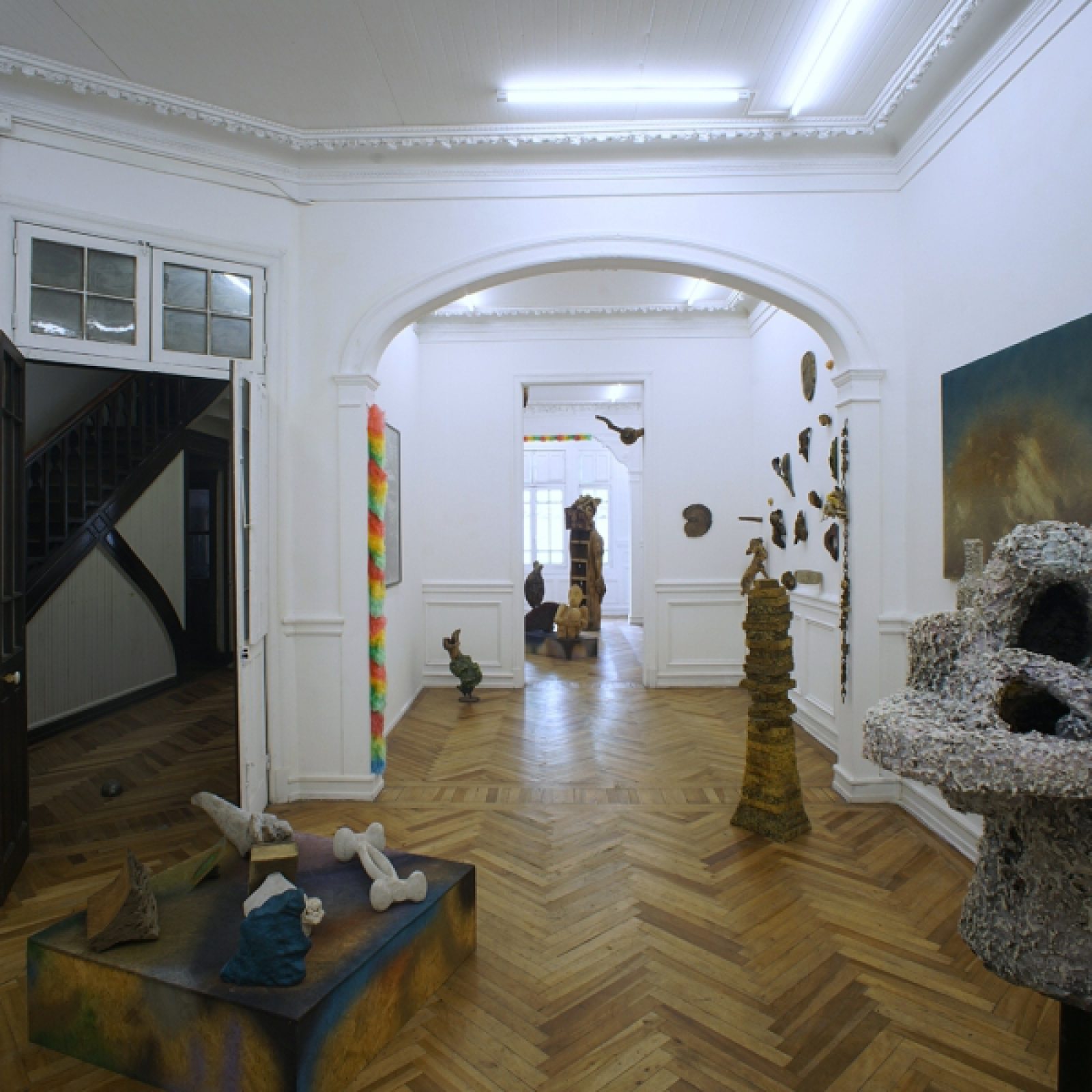 Vista de la exposición de José Calman en The Intuitive Machine (TIM), Santiago de Chile, 2019. Foto cortesía de TIM