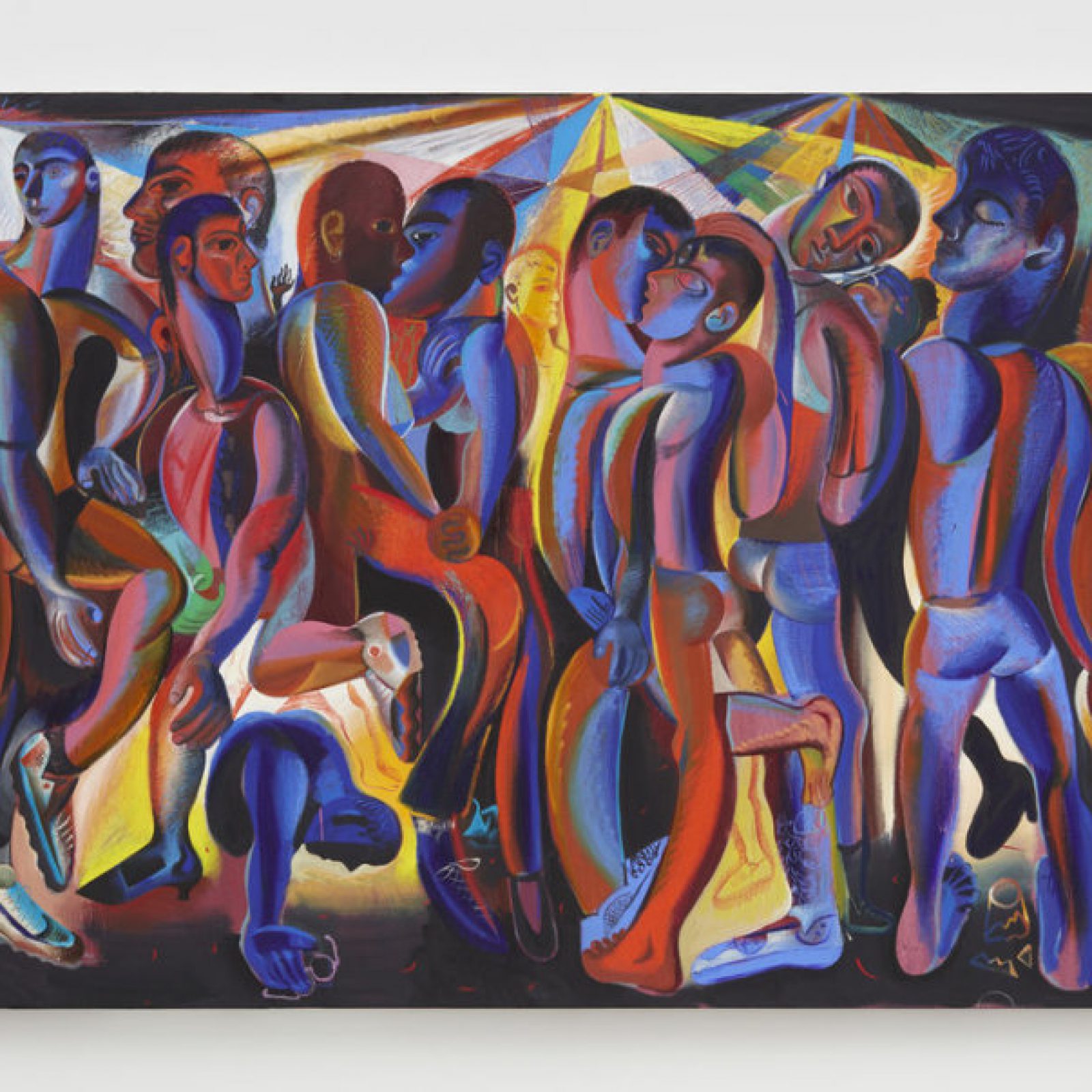 Louis Fratino, Metropolitan, 2019, oil on canvas, 60 x 94.75 inches (152.4 x 240.7 cm). Courtesy of Sikkema Jenkins & Co.