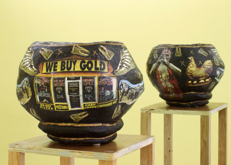 Manuel Mendoza Sánchez, Common Grounds, 2019. Vista de la exposición en Embajada, San Juan de Puerto Rico, 2019. Cortesía del artista y Embajada