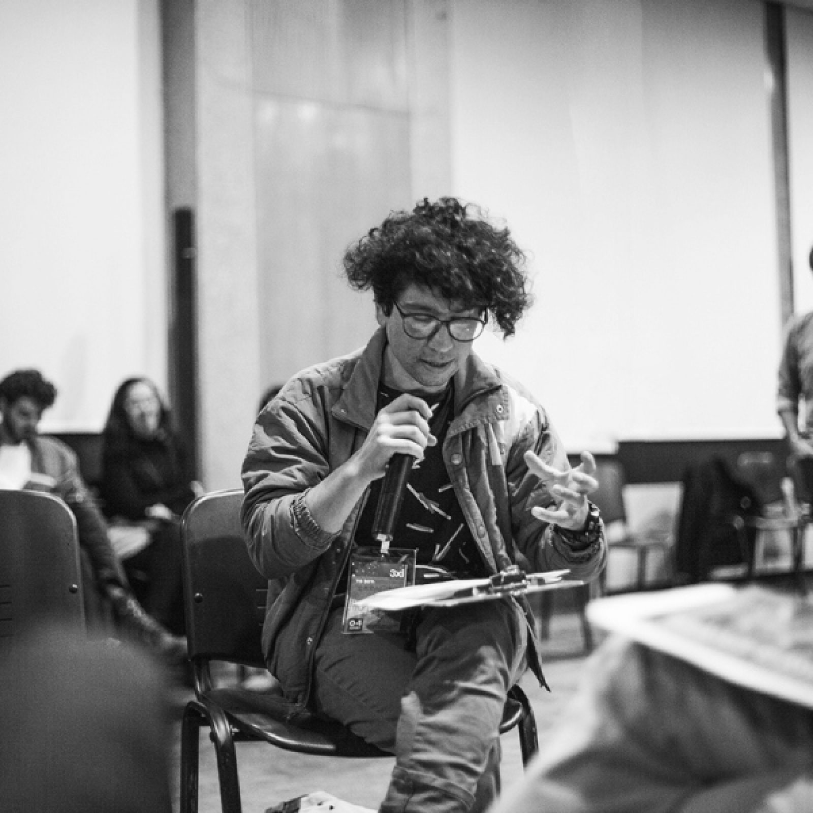 Sebastián Riffo. Foto cortesía: Fundación Ca.Sa, Santiago de Chile, 2019