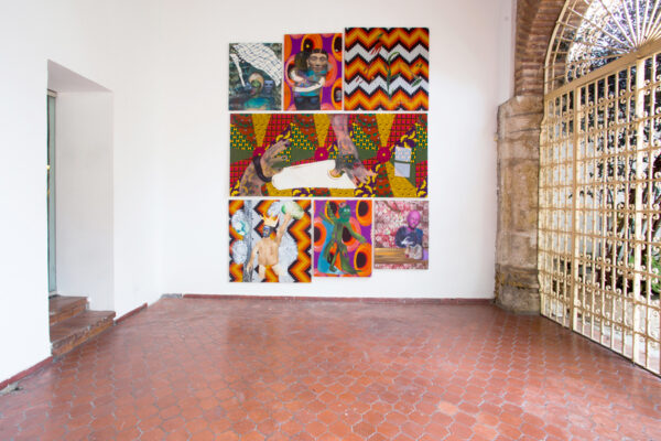 Vista de la exposición “Ritmohéroe”, de Gala Berger, en Casa Quién, Santo Domingo, República Dominicana, 2019. Foto: Elisa Bergel Melo/Casa Quién
