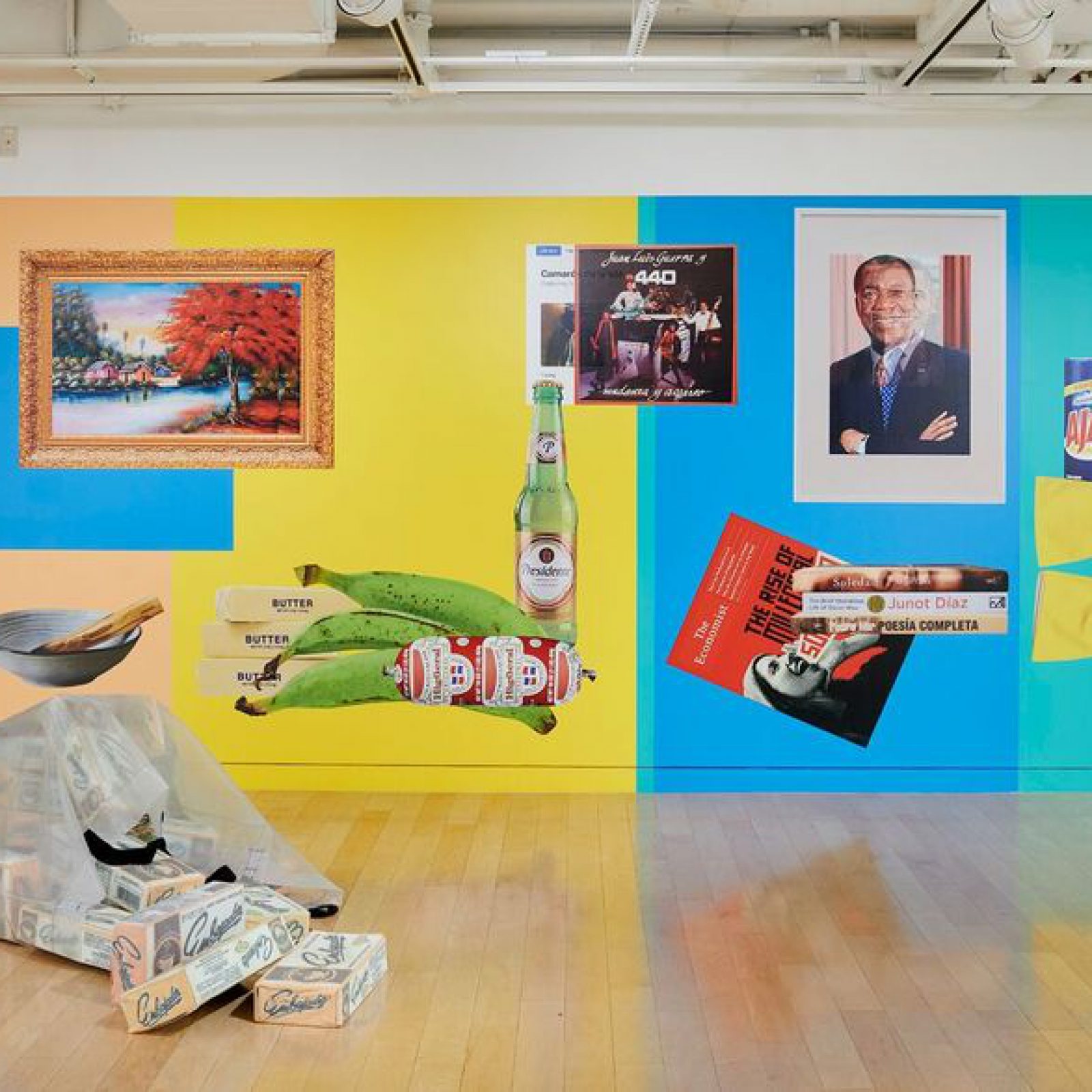 Lucia Hierro, Aesthetics y Politics, 2019, site-specific installation at MoAD. Courtesy: MoAD