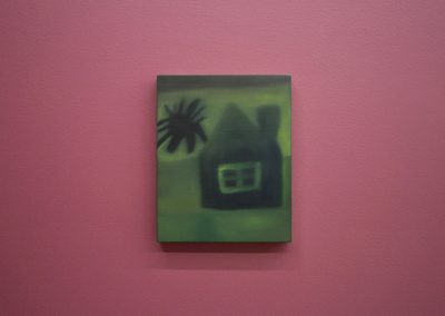 Luz Carabaño, The Boy’s House, 2019. Vista de la exposición "Pach Pan", DiabloRosso, Ciudad de Panamá, 2019. Foto cortesía de la galería