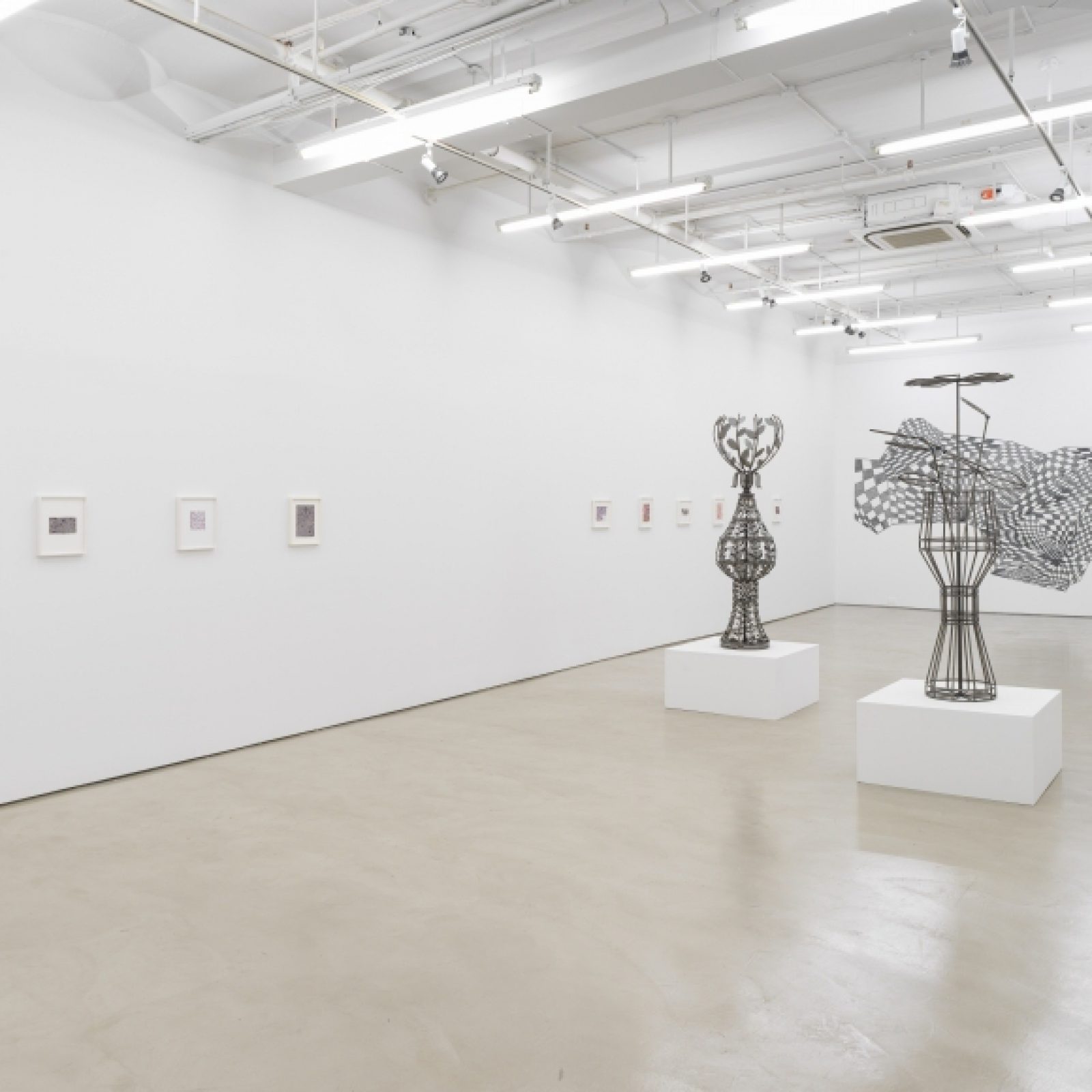Vista de la exposición de Teresa Burga en Alexander Gray Associates, Nueva York, 2019. Cortesía de la galería