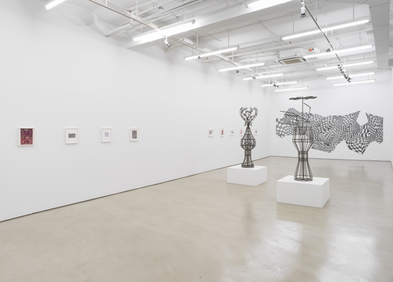 Vista de la exposición de Teresa Burga en Alexander Gray Associates, Nueva York, 2019. Cortesía de la galería