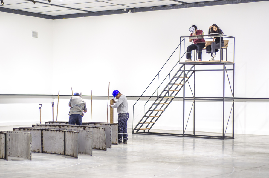 Vista de la exposición "Materia Comun", de Ximena Garrido-Lecca e Ishmael Randall Weeks, en el MAC de Lima, 2019. Foto: Antonio De Loayza