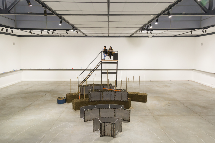 Vista de la exposición "Materia Comun", de Ximena Garrido-Lecca e Ishmael Randall Weeks, en el MAC de Lima, 2019. Foto: Jessica Alva